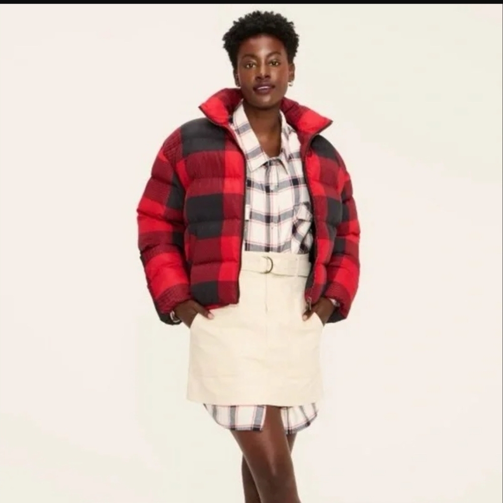 Woolrich X Targer Collab Buffalo PLAID puffer
